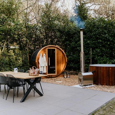 Romantisch Wellness Boshuisje Met Sauna & Hottub Meijel 외부 사진