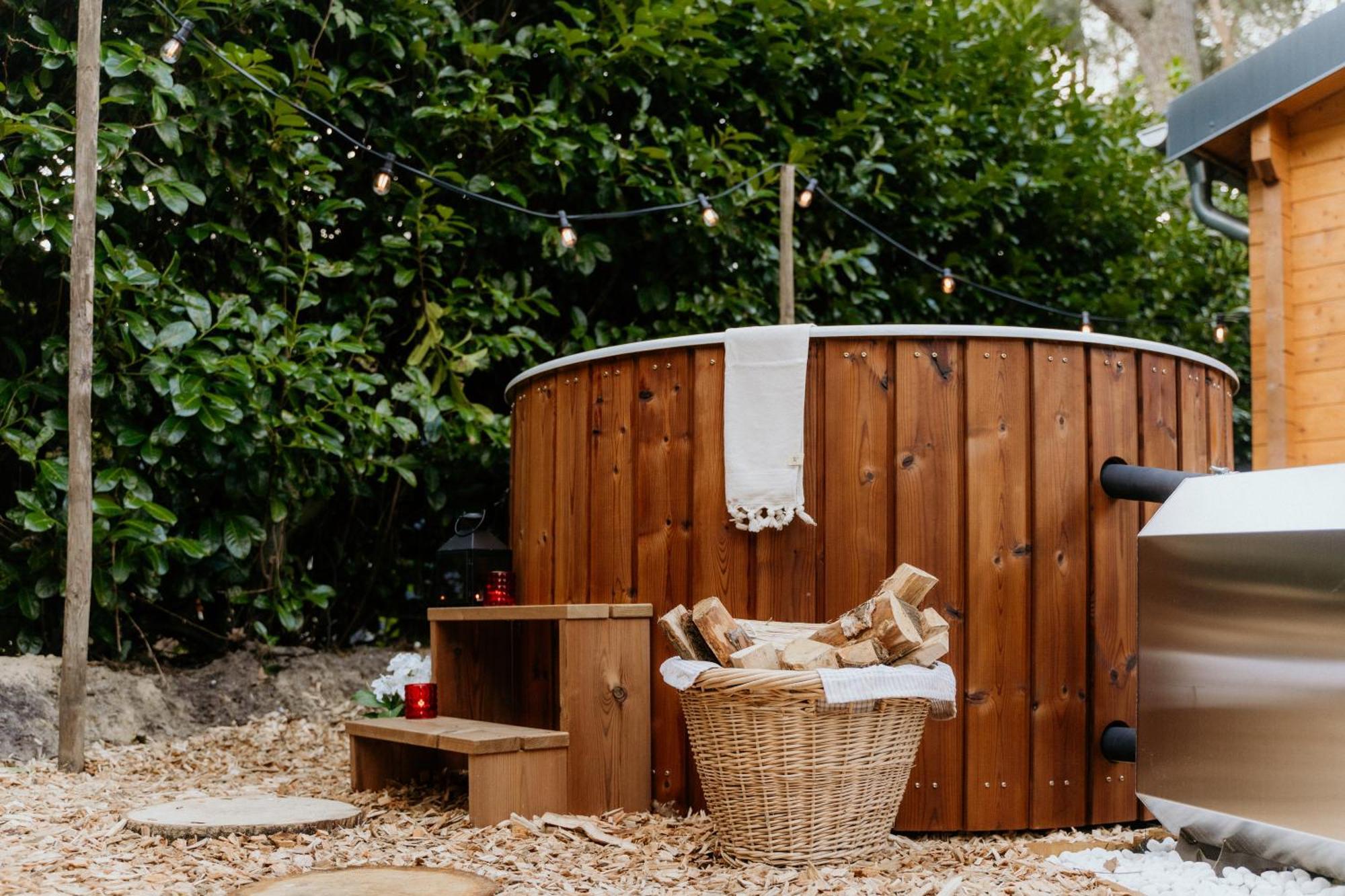 Romantisch Wellness Boshuisje Met Sauna & Hottub Meijel 외부 사진